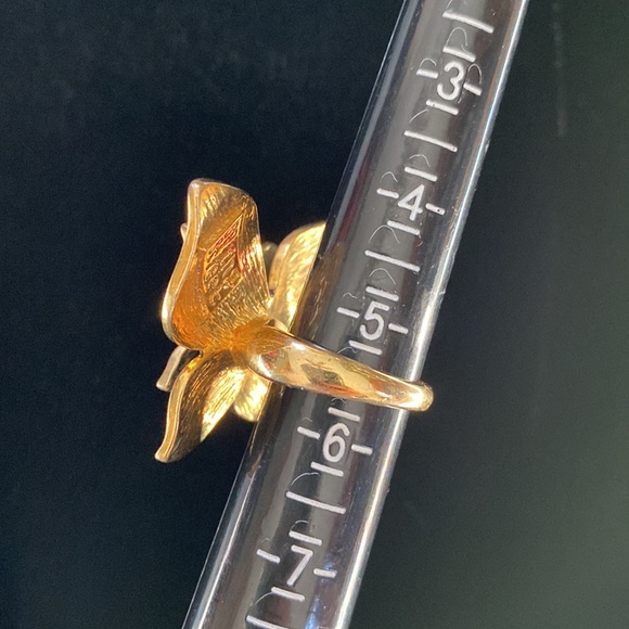 Spring Street Rhinestone & Enamel Butterfly Ring - Picture 6 of 6